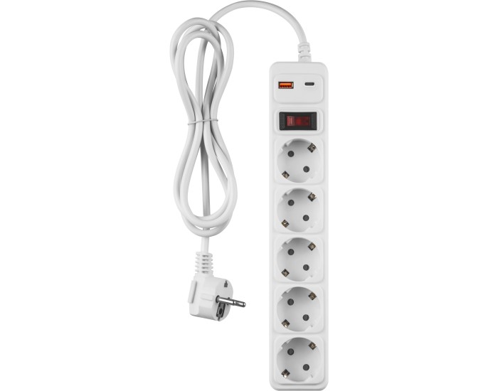 Сетевой фильтр ОНЛАЙТ 90 882 OSP-USB-05-300-ESC-3х0.75-WH