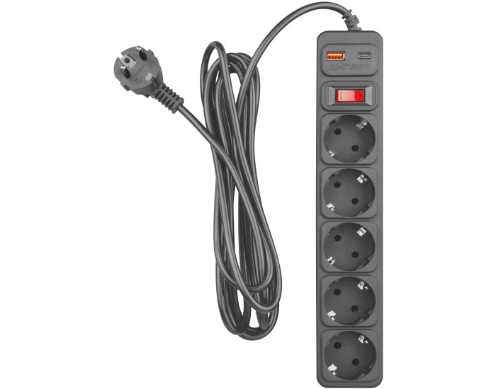 Сетевой фильтр ОНЛАЙТ 90 884 OSP-USB-05-300-ESC-3х0.75-BL