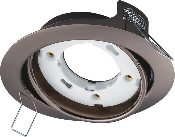 Светильник Navigator 93 034 NGX-R5-005-GX53 (Поворотный черный хром)