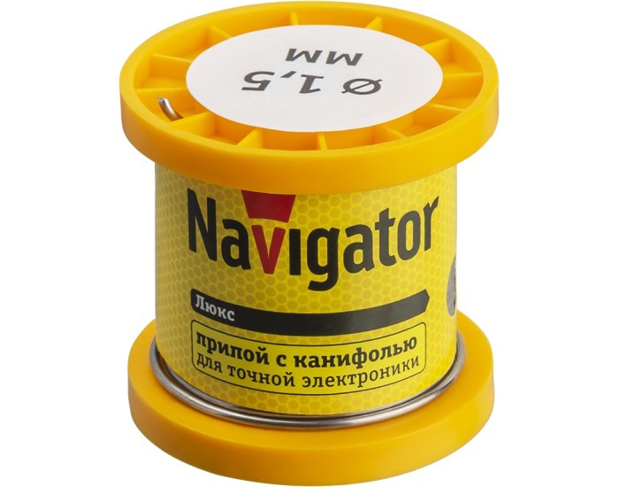 Припой Navigator 93 083 NEM-Pos02-61K-1.5-K100 (ПОС-61, катушка, 1.5 мм, 100 гр)