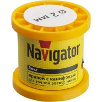 Припой Navigator 93 084 NEM-Pos02-61K-2-K100 (ПОС-61, катушка, 2 мм, 100 гр)