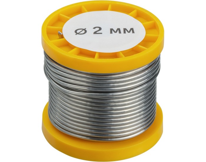 Припой Navigator 93 087 NEM-Pos02-61K-2-K200 (ПОС-61, катушка, 2 мм, 200 гр)