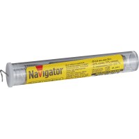 Припой Navigator 93 108 NEM-Pos01-63K-0.8-F20 (ПОС-63, колба, 0.8 мм, 20 гр)