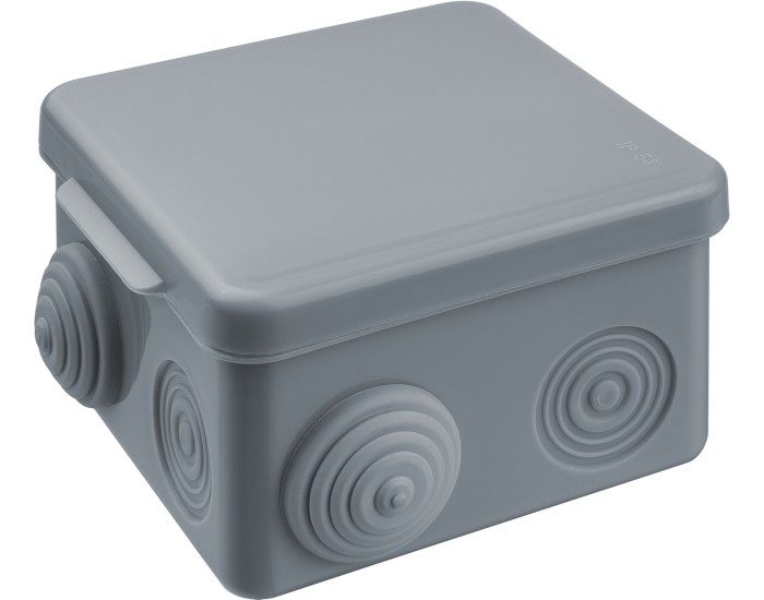 Коробка Navigator 93 247 NSS-DB-80-80-50-7-GR распаячная открытого монтажа