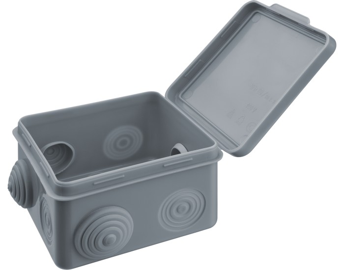 Коробка Navigator 93 247 NSS-DB-80-80-50-7-GR распаячная открытого монтажа