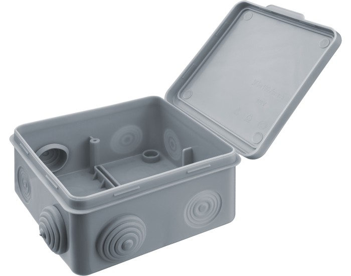 Коробка Navigator 93 248 NSS-DB-100-100-50-8-GR распаячная открытого монтажа