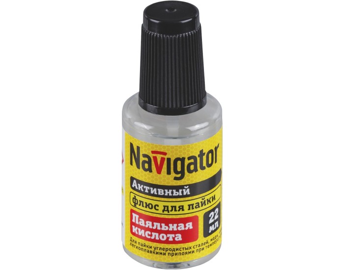 Флюс Navigator 93 262 NEM-Fl01-F22 (паяльная кислота, 22 мл)