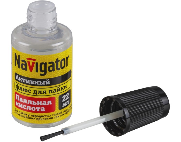 Флюс Navigator 93 262 NEM-Fl01-F22 (паяльная кислота, 22 мл)
