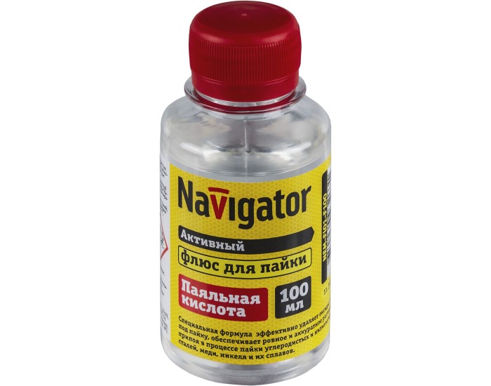 Флюс Navigator 93 263 NEM-Fl01-F100 (паяльная кислота, 100 мл)