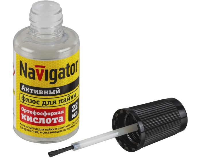 Флюс Navigator 93 266 NEM-Fl04-F22 (ортофосфорная кислота, 22 мл)