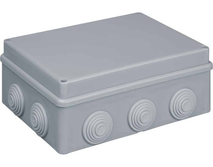 Коробка Navigator 93 409 NSS-DB-190-140-70-10-GR распаячная открытого монтажа
