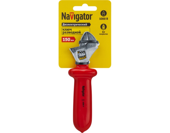Ключ Navigator 93 418 NHT-Krad01-150 (разводной, раскрытие до 19 мм)