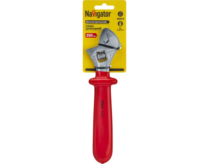 Ключ Navigator 93 419 NHT-Krad01-250 (разводной, раскрытие до 29 мм)