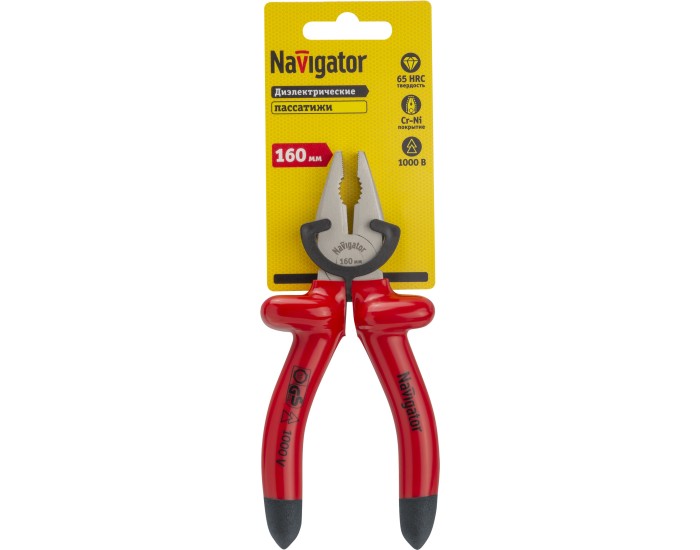 Пассатижи Navigator 93 500 NHT-Pad02-160 (диэлектрические, 160 мм)