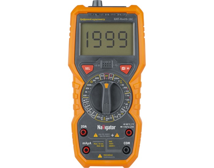Мультиметр Navigator 93 594 NMT-Mm09-18C (18C)