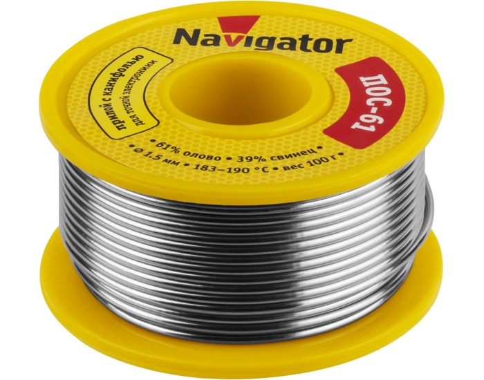Припой Navigator 93 725 NEM-Pos05-61K-1.5-K100