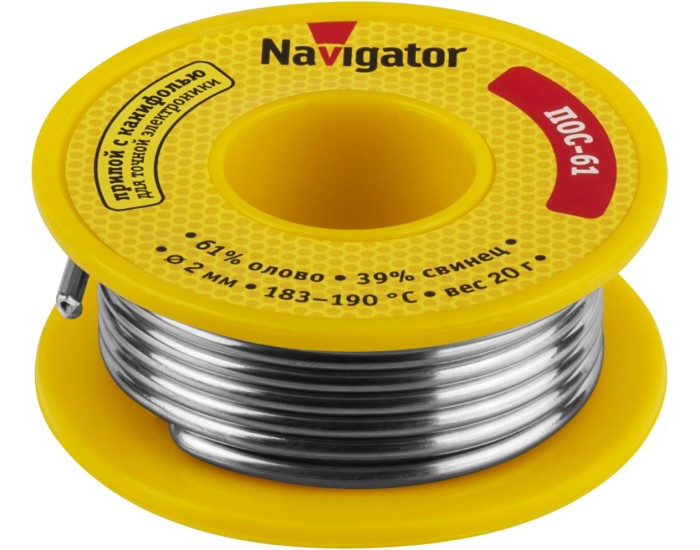 Припой Navigator 93 728 NEM-Pos04-61K-2-F20