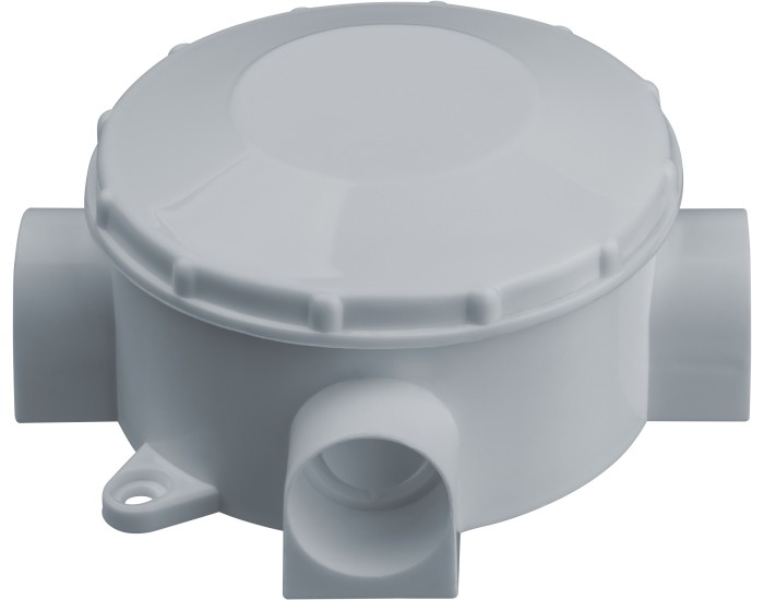 Коробка Navigator 93 759 NSS-DB-70-35-WH распаячная откр.монт.трехрожковая бел.