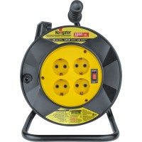 Удлинитель Navigator 93 910 NPE-R-04-20-E-3x1.5 катушка 4 гн. c/з 20м (Россия)