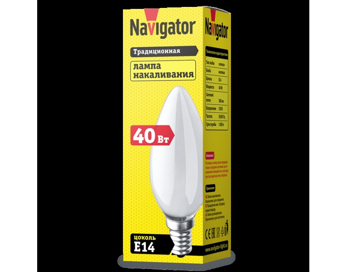 Лампа Navigator 94 308 NI-B-40-230-E14-FR