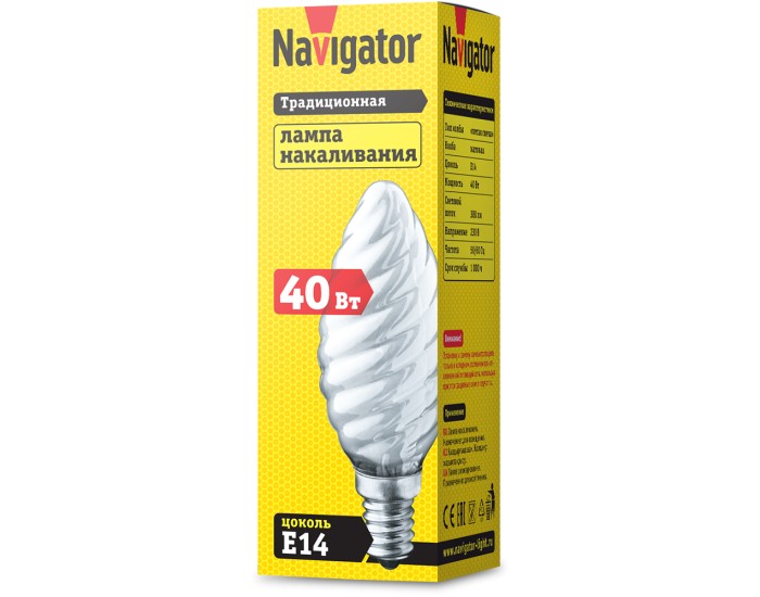 Лампа Navigator 94 330 NI-TC-40-230-E14-FR