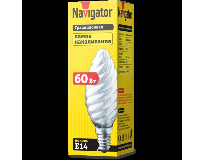 Лампа Navigator 94 331 NI-TC-60-230-E14-FR