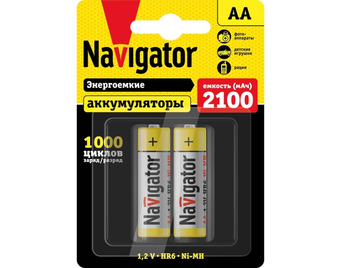 Аккумулятор Navigator 94 463 NHR-2100-HR6-BP2