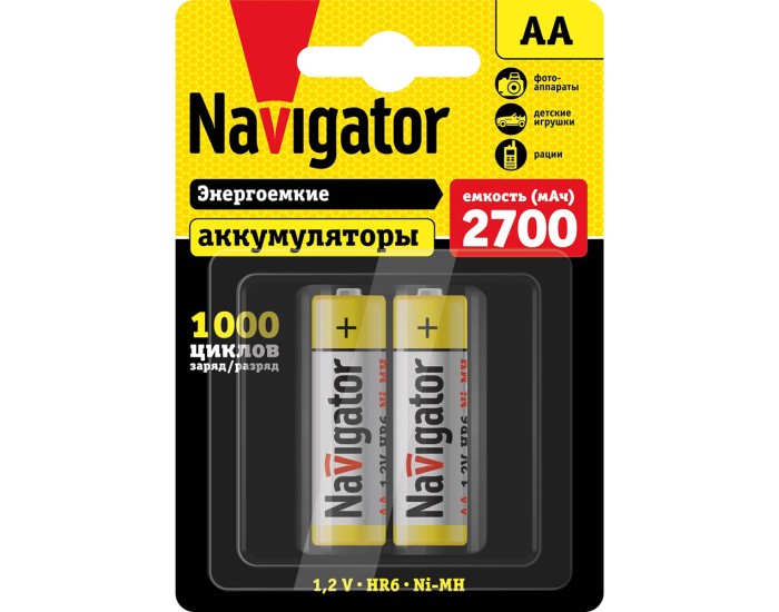 Аккумулятор Navigator 94 465 NHR-2700-HR6-BP2