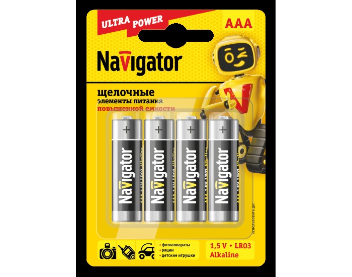 Элемент питания Navigator 94 751 NBT-NE-LR03-BP4