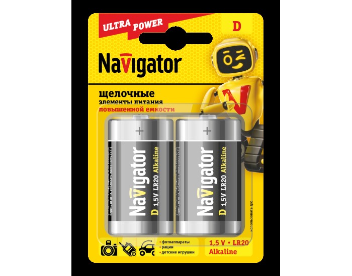 Элемент питания Navigator 94 755 NBT-NE-LR20-BP2