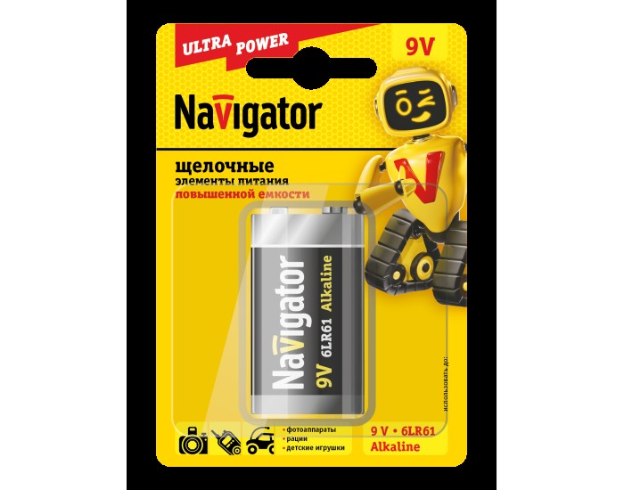 Элемент питания Navigator 94 756 NBT-NE-6LR61-BP1