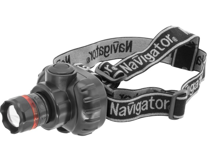 Фонарь Navigator 94 950 NPT-H03-3AAA налобн. 3 реж.,фокус, 1LEDx1Вт,