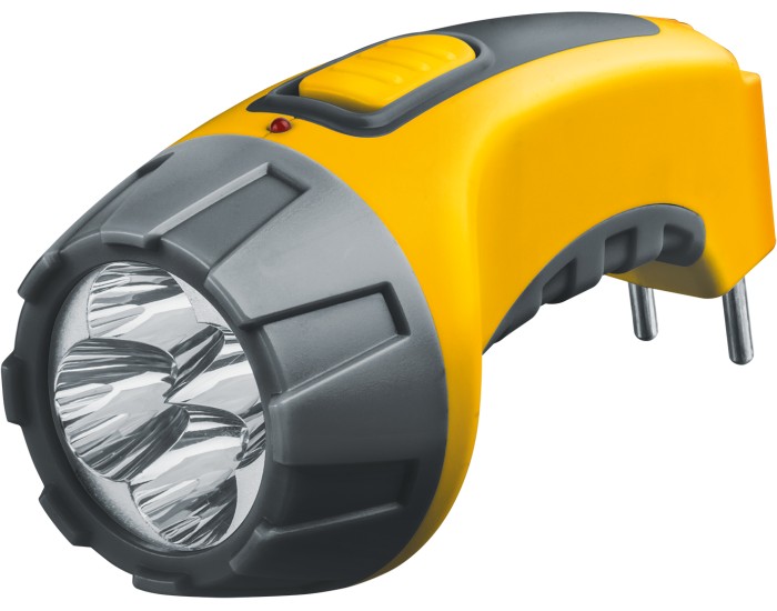 Фонарь Navigator 94 951 NPT-CP03-ACCU Пласт. 4LED, прям. зар-ка, акк.4В, 500мАч.