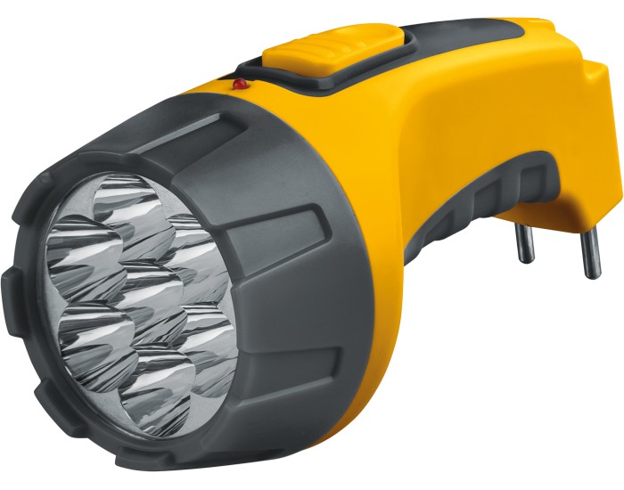 Фонарь Navigator 94 952 NPT-CP04-ACCU Пласт. 7LED, прям. зар-ка, акк.4В, 700мАч.