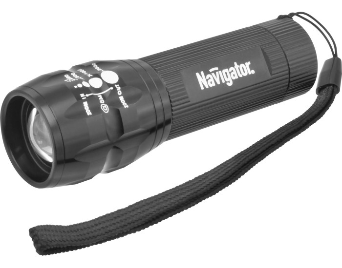 Фонарь Navigator 94 967 NPT-CM03-3AAA алюм. 1LEDх3Вт, фокус, блист.