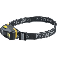 Фонарь Navigator 95 553 NPT-H39-ACCU налоб XPE LEDx3Вт+COBx3Вт,5 реж, Li-ion 0.5