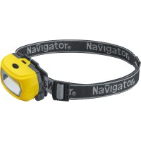 Фонарь Navigator 95 554 NPT-H40-ACCU налоб 1COBx3Вт,3 реж, Li-ion 1.2Ач