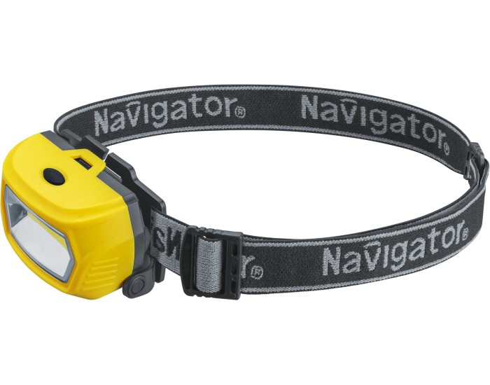 Фонарь Navigator 95 554 NPT-H40-ACCU налоб 1COBx3Вт,3 реж, Li-ion 1.2Ач