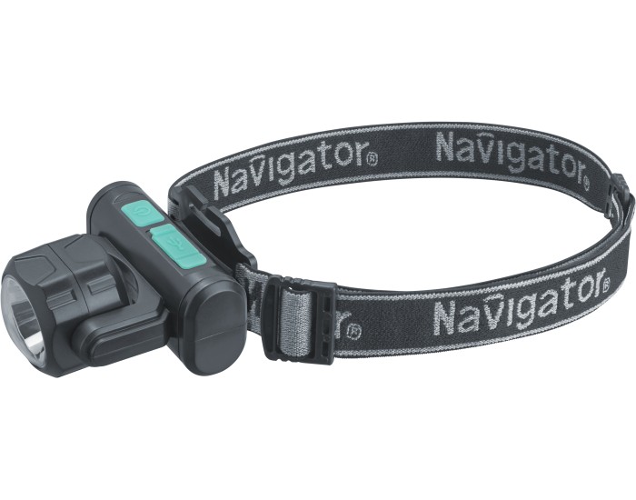 Фонарь Navigator 95 555 NPT-H38-ACCU налоб 1COBx3.2Вт+1LEDx3Вт,4реж,Li-ion1.2Ач