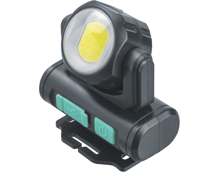 Фонарь Navigator 95 555 NPT-H38-ACCU налоб 1COBx3.2Вт+1LEDx3Вт,4реж,Li-ion1.2Ач