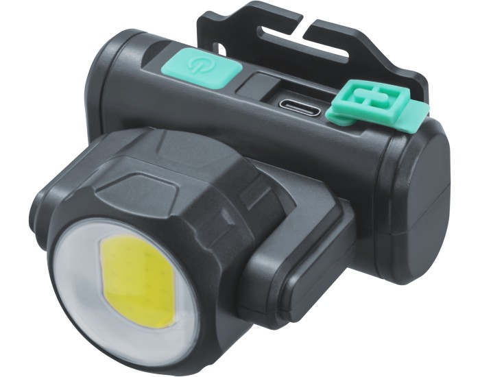 Фонарь Navigator 95 555 NPT-H38-ACCU налоб 1COBx3.2Вт+1LEDx3Вт,4реж,Li-ion1.2Ач