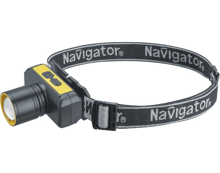 Фонарь Navigator 95 556 NPT-H41-ACCU налоб 1LEDx10Вт,4реж,Li-ion1.2Ач