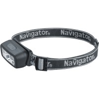 Фонарь Navigator 95 561 NPT-H45-ACCU налоб 1LEDx3Вт+4SMDб,+2SMDкр,5реж,Li-ion0.4