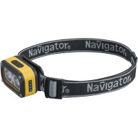 Фонарь Navigator 95 628 NPT-H43-ACCU налоб 1LEDx3Вт,1LEDx3Вт,5реж,Li-ion0.5Ач