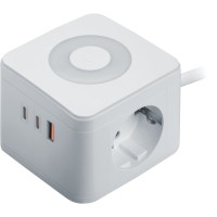 Удлинитель Navigator 95 685 NPE-USB06-02-140-ESC-3X1-PD20W