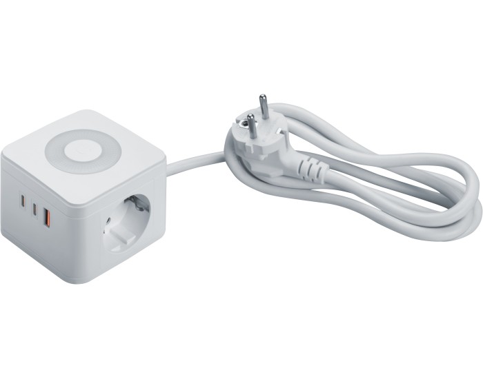 Удлинитель Navigator 95 685 NPE-USB06-02-140-ESC-3X1-PD20W